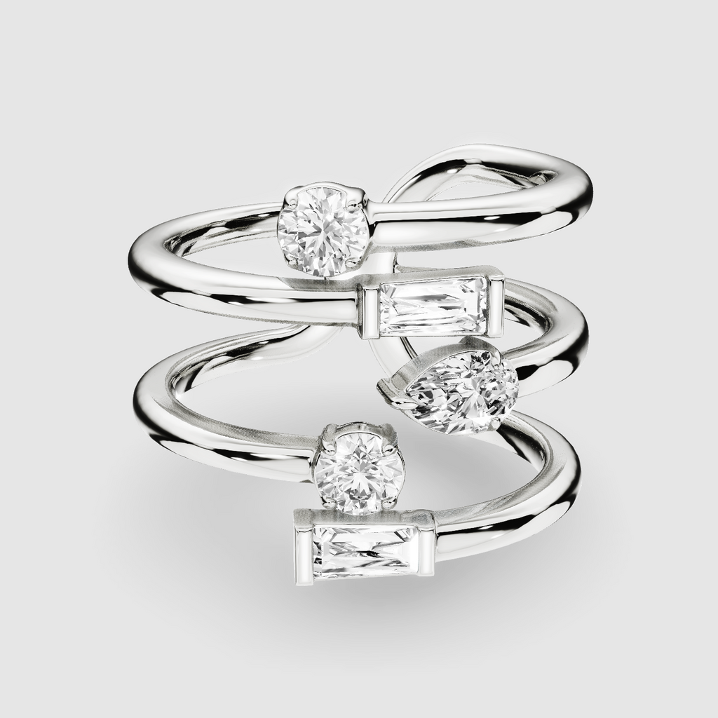 Buy The Orbit Ring BPR-Multi Stone at Best Price